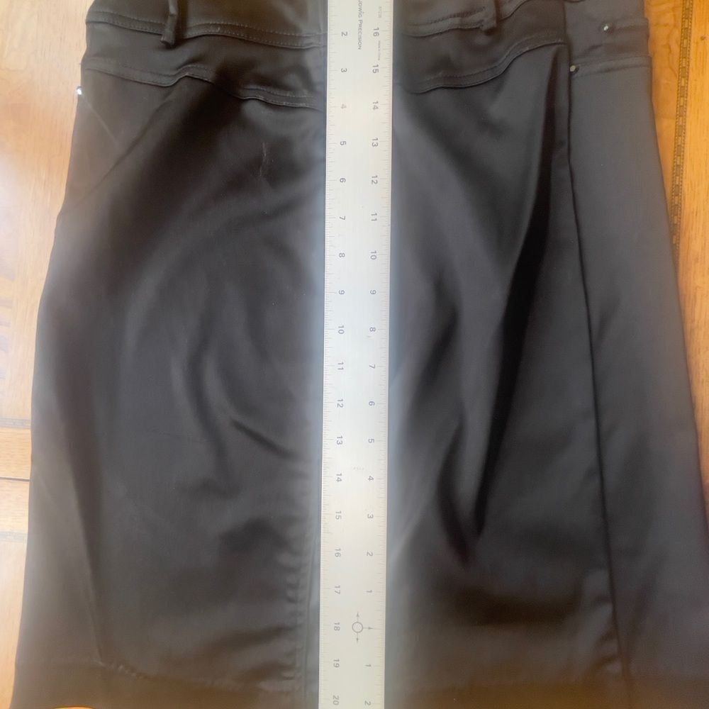 Gorgeous Tuxedo Satin Mini Skirt! - Picture 4 of 10